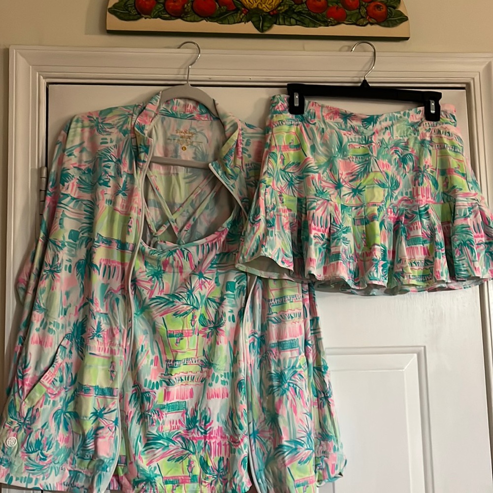 Lilly Pulitzer fitness 3piece outfit